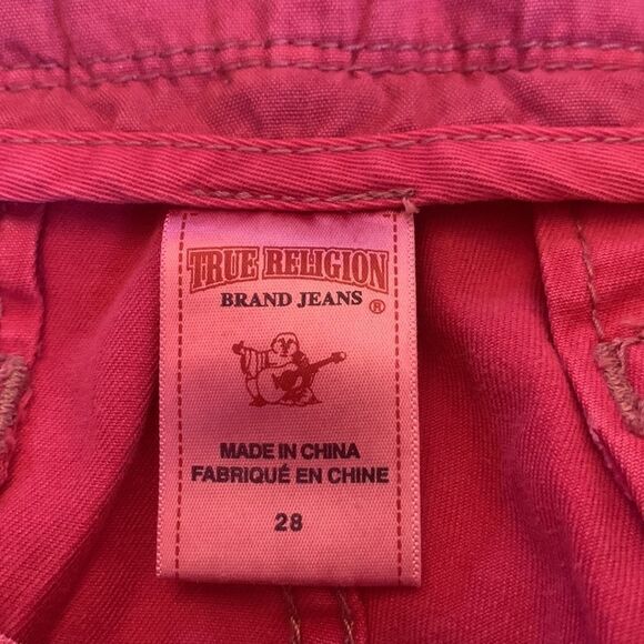 TRUE RELIGION JEANS Very berry Jordan pant Size 28 NWT - Picture 5 of 12